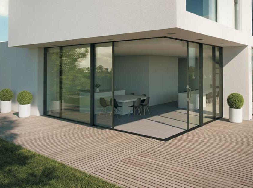 Corner Aluminium Sliding Patio Door