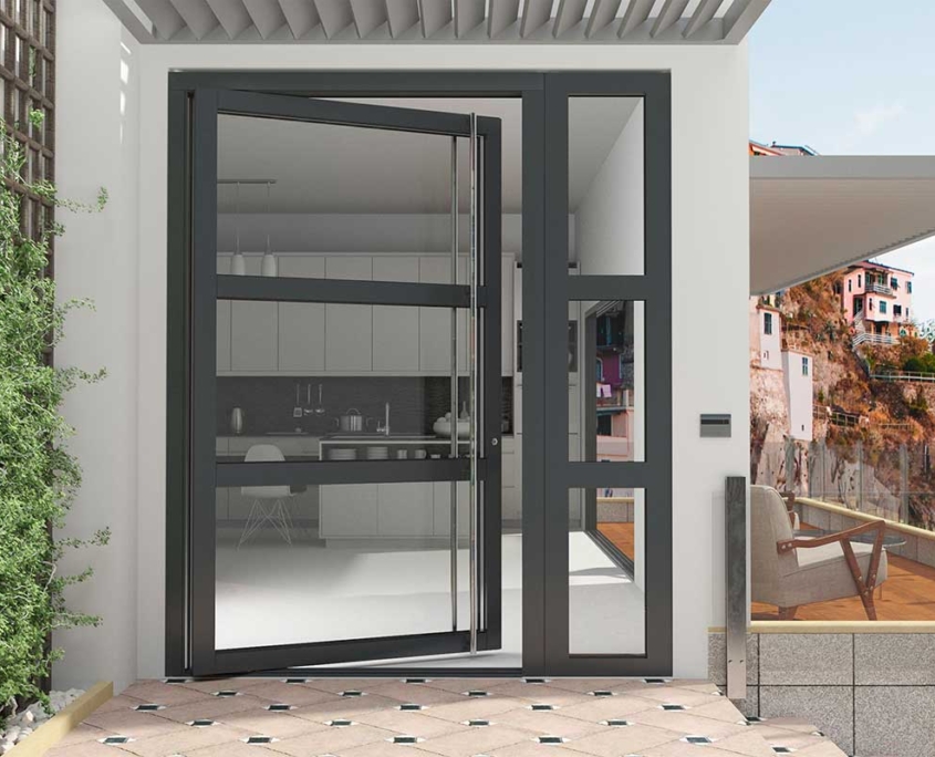 Aluminium Entrance Doors