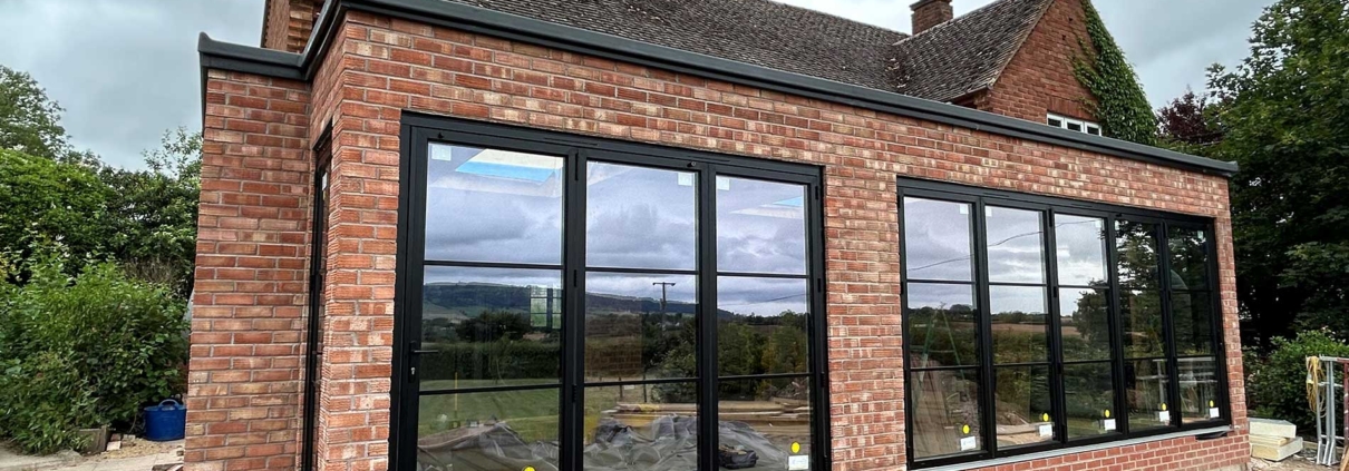 Bifolding Doors with Astragal Bars