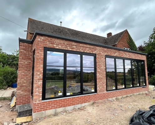 Bifolding Doors with Astragal Bars