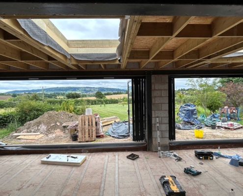 Bifolding Doors with Astragal Bars